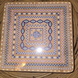 BergHOFF Bamboo Multi-Colored Trivets, Set Of 4